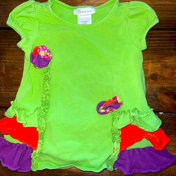 Size 2T Bonnie Jean set pants and shirts in GUC - Picture 4 of 7